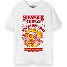 Stranger Things white short sleeved t-shirt unisex