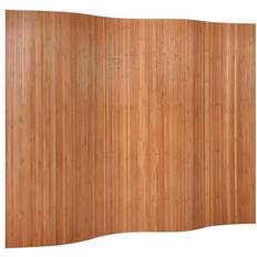 Bamboo Room Dividers vidaXL 376992 Brown Room Divider 250x165cm