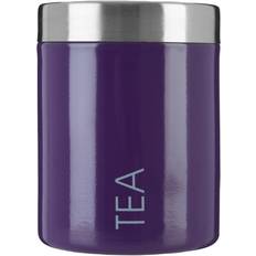 Purple Tea Caddies Premier Housewares Enamel Canister Tea Caddy