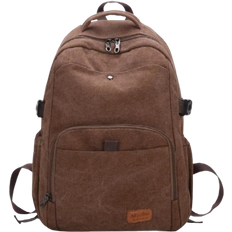 Women's Multi-pocket Leisure Travel Bag - Brown