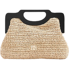 River Island Clutch Bag - Beige