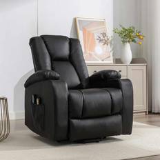 Artemis Home Hartville Lift Assist Riser Black Armchair 107cm