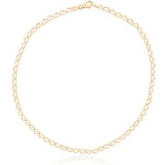 The Lovery Heart Link Bracelet - Gold