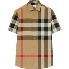 Burberry L Shirts Burberry Check Cotton Shirt - Archive Beige