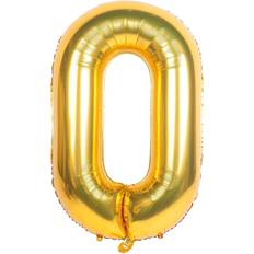 Birthdays Foil Balloons Shatchi Number Balloons Premium Gold