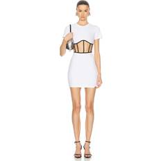 RTA Angela Mini Dress in White White. also in L, XS