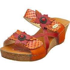 Laura Vita jacpono womens orange walking sandals