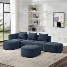 Simplie Fun L Shaped Sectional Sofa