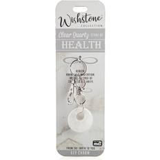 LatestBuy Wishstone Collection Clear Quartz Key Charm