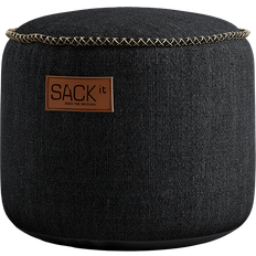 SACKit Cobana Junior Pouf Black Pouffe 35cm