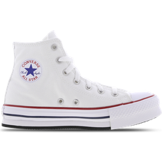 Converse Big Kid's Chuck Taylor All Star Lift Platform Canvas High Top - White/Garnet/Navy