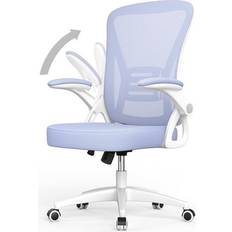 White Chairs Ergonomic Purple Office Chair 102cm