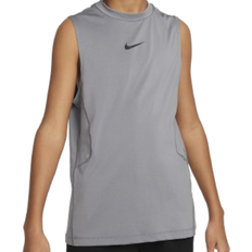 Nike Boys Tank Tops Nike Big Boys' Pro Sleeveless Top - Smoke Grey/Black