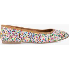 Multicoloured - Women Ballerinas Dune London Highlite Sequin Ballerina Shoes, Multi