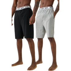 boohooMAN Men Tall Loungewear Shorts Multi 2 pack - Multi