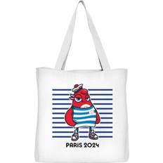 Olympic Paris 2024 Olympics Mascot Stripe Tote Bag