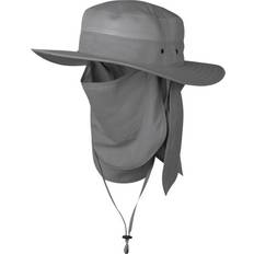 Kanut Sports Boonie Hat with Face and Neck Drapes Dark Grey