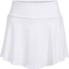 Girls - L Skirts Adidas Kids' 3-Stripes Flounce Skort in White