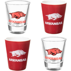 Red Shot Glasses Evergreen Enterprises Arkansas Razorbacks Shot Glass 5.9cl 4pcs