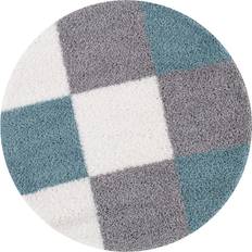 THE RUGS Myshaggy Collection Blue 120x120cm