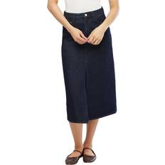 WeWoreWhat Denim Midi Skirt