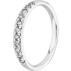 T.H.Baker Half Eternity Ring - White Gold/Diamonds