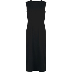Black - Midi Dresses Barbour Fullcourt Women's Jersey Dress - Black