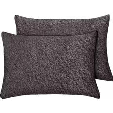 Argos Fleece Standard Pillow Case Grey (70x50cm)