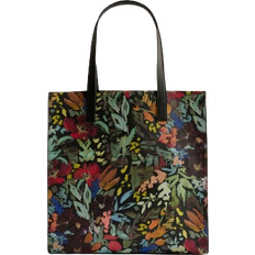 Ted Baker Handbags Ted Baker Beikon Painted Floral Print Large Icon Bag - Black