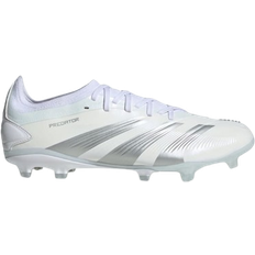 Adidas Predator 24 Pro FG - Cloud White/Silver Metallic