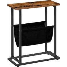 Hoobro Narrow Vintage Brown Small Table 18x45cm