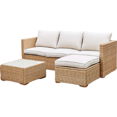 Dunelm Lounger Outdoor Lounge Set, 1 Table incl. 1 Sofas
