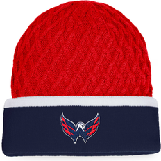 Fanatics Washington Capitals Iconic Striped Cuffed Knit Hat - Red/Navy