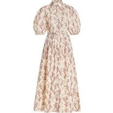 Gabriela Hearst Maude Dress in Ivory Multi Wool