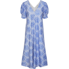 Y.A.S Sisa Midi Dress - Palace Blue