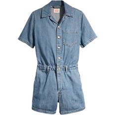 Levi's Heritage Short Sleeve Romper - Medium Wash