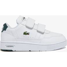 Lacoste Infant's T-Clip Synthetic Trainers - White/Dark Green