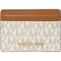 Michael Kors Logo Card Case - Vanilla