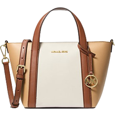 Michael Kors Pratt Small Color Block Tote Bag - Camel Mlt