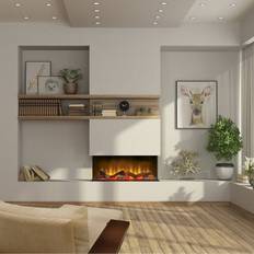 Wall Electric Fireplaces Acantha Fires & Fireplaces Aspire 75 Panoramic Media