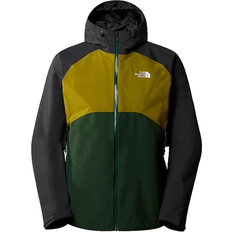 The North Face Men - Waterproof - XL Jackets The North Face Men's Stratos Hooded Jacket - Pine Needle/Sulphur Moss/Grey