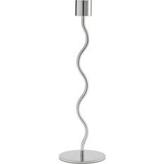 Cooee Design Curved Stainless Steel Candle Holder 26cm