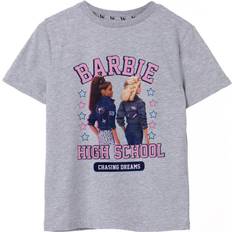 Barbie grey short sleeved t-shirt girls