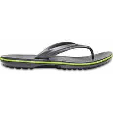 10.5 Flip-Flops Crocs Crocband Flip - Graphite/Volt Green