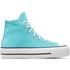 Turquoise - Women Trainers Converse Chuck Taylor All Star Lift W - Triple Cyan/White/Black