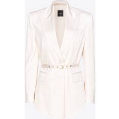 Slim - Women Suits Pinko Blazer en satin à fine ceinture, Rose