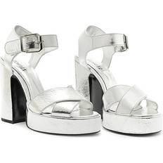 Schutz Women's Penelope Platform Sandals Silver