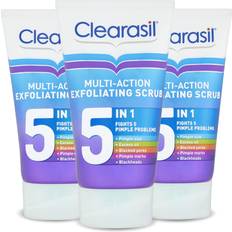 Clearasil 5 in 1 Exfoliating Scrub, For Acne Prone Skin, Unclog Pores, Reduces