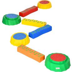 OutSunny Stepping Stones Balance Beam 8 pcs