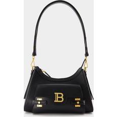 Balmain BBuzz Shoulder Bag Leather Black